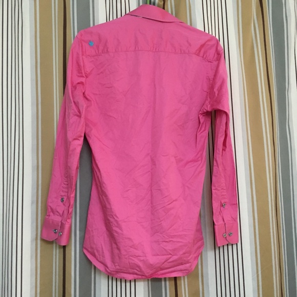Pink Jared Lang button up men’s shirt - Picture 5 of 5